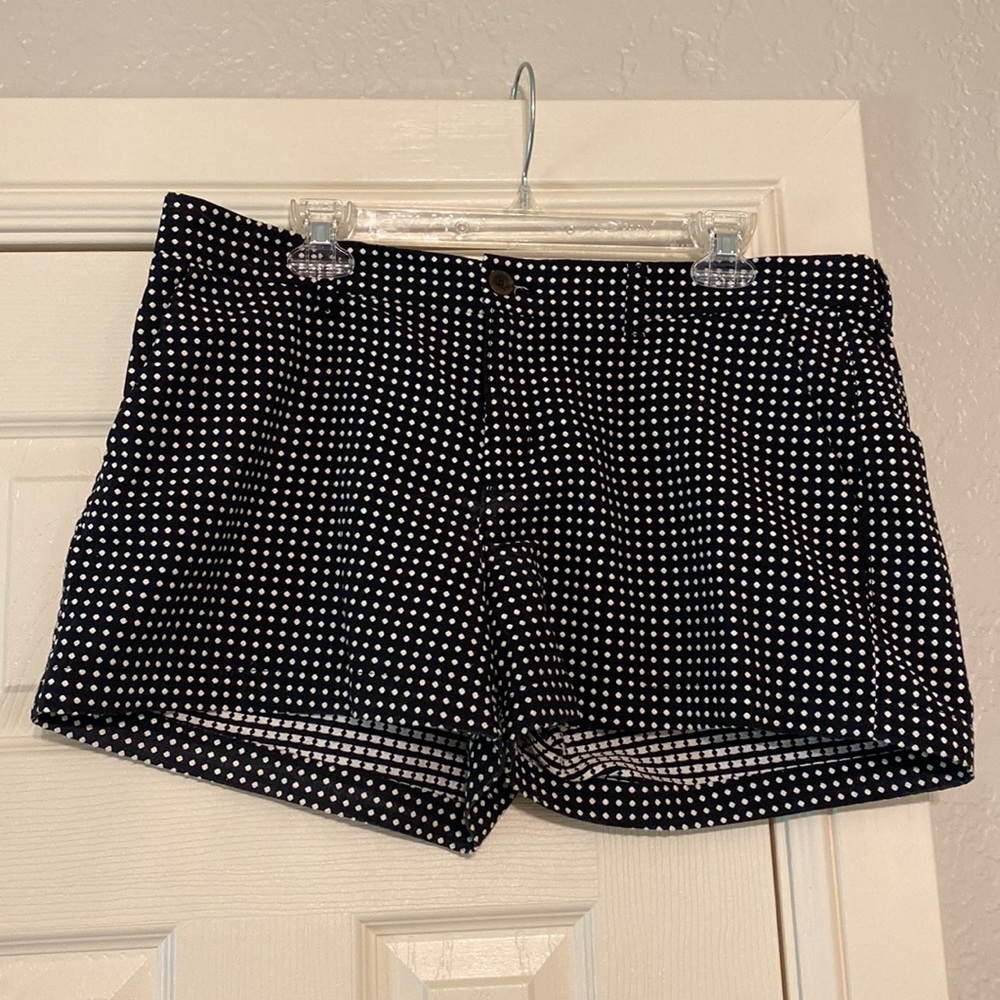 Old Navy Black and White Polka Dot Shorts